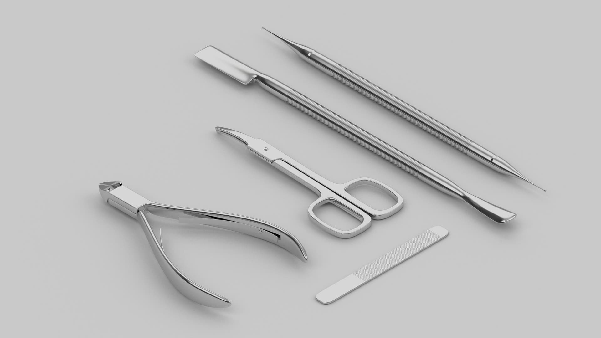 Instruments professionnels stérilisés